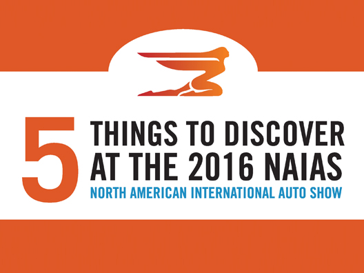 North American International Auto Show Infographic